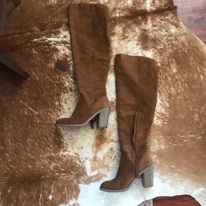 Over the knee high boots